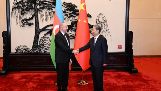 İlham Əliyev Ümumçin Xalq Nümayəndələri Yığıncağının Daimi Komitəsinin Sədri ilə görüşdü - FOTO