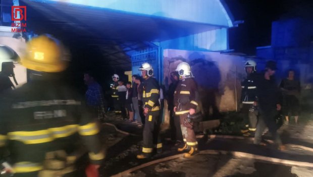 Tovuzda YANĞIN &ndash; Ev alovlara qərq oldu - FOTO