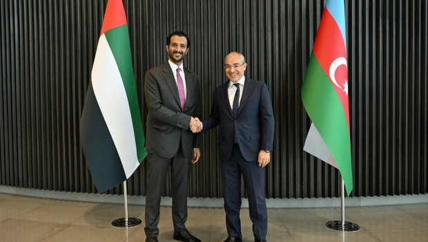 Mikayıl Cabbarov BƏƏ-dən olan həmkarı ilə görüşüb - FOTO