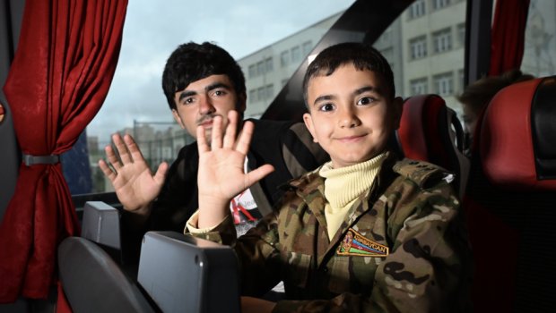 Xocalıya növbəti köç karvanı YOLA SALINDI &ndash; FOTO