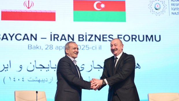 Prezidentin sosial media hesablarında Pezeşkianın Azərbaycana səfərindən VİDEO paylaşıldı