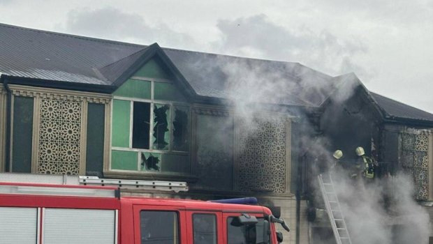 Zabratdakı yanğın SÖNDÜRÜLDÜ - VİDEO