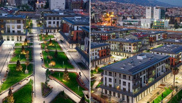 Kahramanmaraşda "Azərbaycan məhəlləsi"ndəki evlərin inşası YEKUNLAŞDI - FOTO