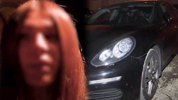 Bakıda &ldquo;Porsche&rdquo;ni sərxoş vəziyyətdə sürən qadın həbs edildi &ndash; VİDEO