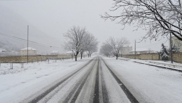 Lerikə QAR YAĞIR - VİDEO
