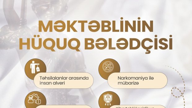 Nazirlikdən yeni LAHİYƏ &ndash; Bu dəfə məktəblinin hüquq bələdçisi