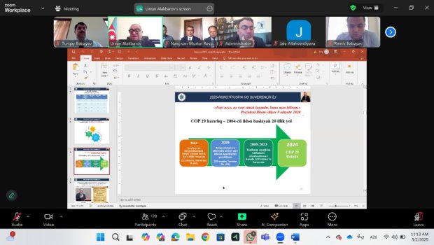 Dövlət İdarəçilik Akademiyası və Naxçıvan Təlim Mərkəzi birgə vebinar KEÇİRDİ - FOTO
