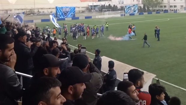 Qusardan Bakıya gələn azarkeşlər bir xala belə sevindilər - VİDEO