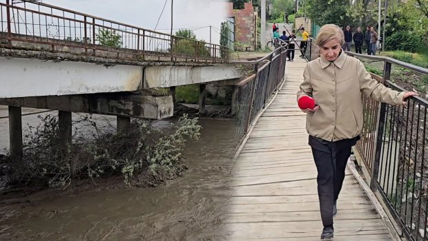 Xaçmazda 3 dəfə təmir olunan körpü yenə BAĞLANDI &ndash; VİDEO