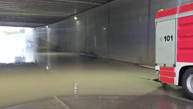 Sabunçu tunelini yenə su basdı &ndash; VİDEO