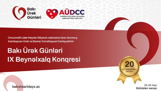 Dünyanın 20-dən artıq ölkəsindən məşhur ürək-damar cərrahları Bakıya toplaşır