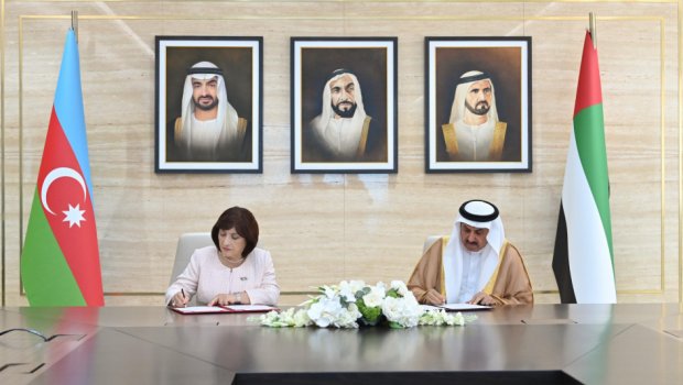 Milli Məclislə BƏƏ Federal Milli Şurası arasında Anlaşma Memorandumu İMZALANDI - FOTO