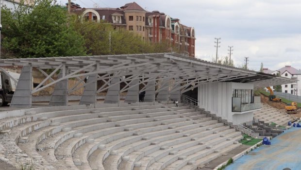 Xankəndi stadionu III MDB Oyunlarına necə hazırlaşır? – FOTO