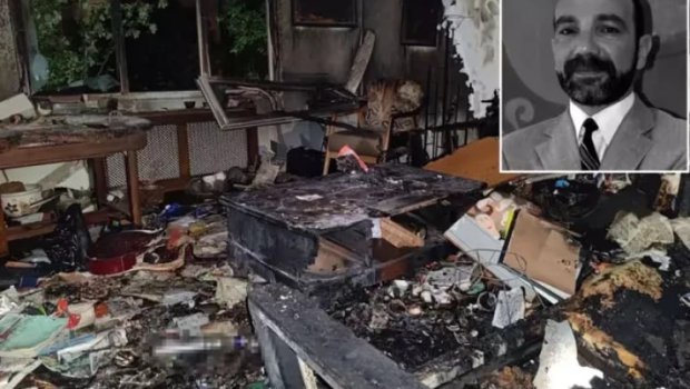 Tənqidçi-yazar evində diri-diri YANDI