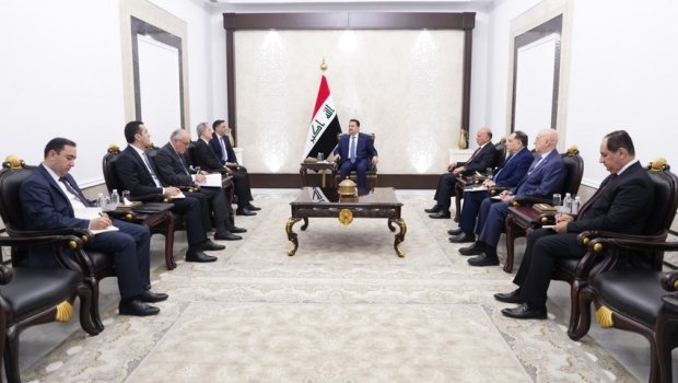 Ceyhun Bayramov İraqın Baş naziri Məhəmməd Şiə əl-Sudani ilə görüşdü - FOTO