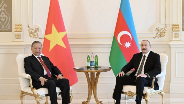 Prezidentin sosial şəbəkə hesablarında To Lamın səfərindən görüntülər paylaşıldı - VİDEO