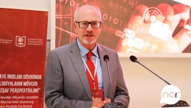 &ldquo;Nar&rdquo;ın baş icraçı direktoru Gəncədə keçirilən konfransda çıxış etdi - FOTO