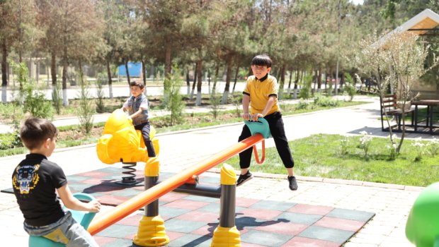 "Bizim həyət" layihəsi çərçivəsində Şirvanda növbəti abadlıq işləri görüldü - FOTO