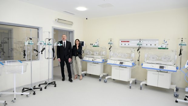Prezident və birinci xanım Şuşa Müalicə-Sağlamlıq Mərkəzinin açılışında - FOTO/VİDEO
