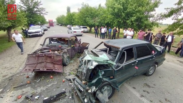 Bərdədə DƏHŞƏTLİ QƏZA &ndash; Xəsarət alanlar var- FOTO