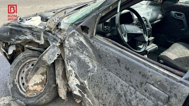 Ağdamda ağır qəza: Xəsarət alan var - FOTO