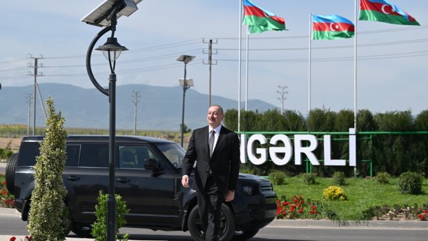 Prezidentin Qarabağa səfərindən YENİ VİDEO