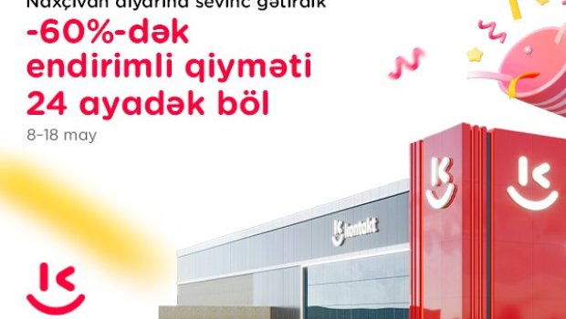 &ldquo;Kontakt&rdquo; Naxçıvan mağazasının açılışını Aygün Kazımova ilə etdi &ndash; AÇILIŞA ÖZƏL 60%-DƏK ENDİRİM