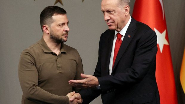 Zelenski Türkiyə səfərini başa vurdu - VİDEO