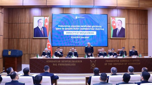 Baş Prokurorluqda əməliyyat müşavirəsi keçirilib, Kamran Əliyev tapşırıqlar verib - FOTO