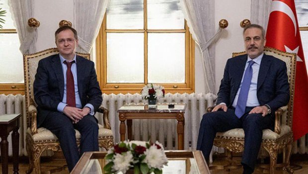 Medinski İstanbulda Hakan Fidanla GÖRÜŞDÜ