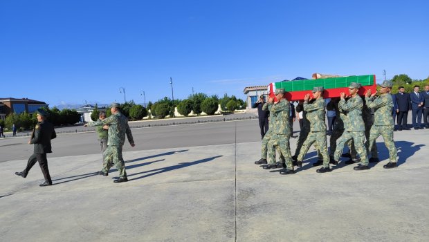 Şəhid Muxtar Məmmədovun nəşi Naxçıvana gətirildi - FOTO