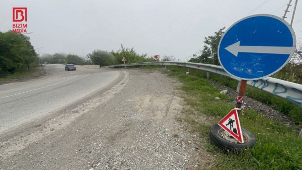 Ağsu aşırımında təhlükəli VƏZİYYƏT - Sürüşmə yenidən AKTİVLƏŞİR &ndash; FOTO