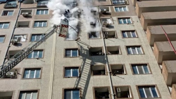 Xırdalanda binada YANĞIN oldu