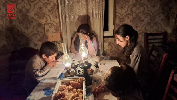 Bir aydan çoxdur qaranlığa qərq olan XINALIQ &ndash; FOTO/VİDEO