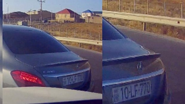 Qəza şəraiti yaradan qadın sürücü ona yol verilmədiyi üçün görün nə etdi - VİDEO