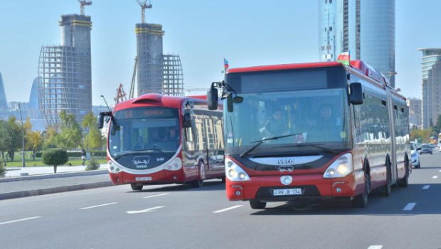 Daha bir marşrut xəttində avtobuslar YENİLƏNİR