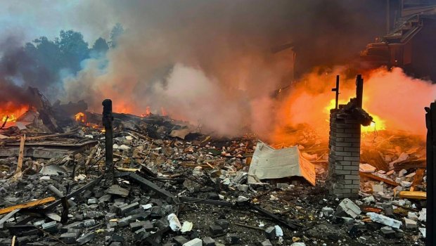 Kiyevə PUA hücumu: 10 yaralı var - FOTO/VİDEO