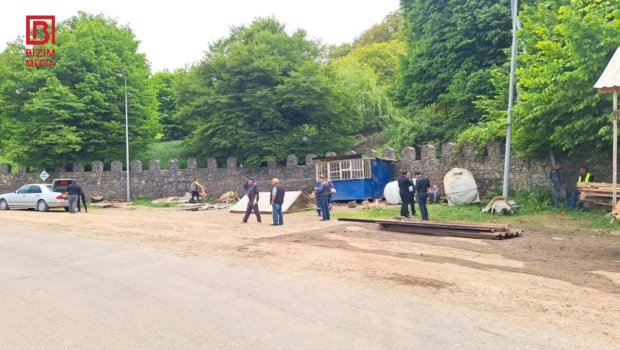 Hacıkənddə qanunsuz tikintilər söküldü &ndash; FOTO