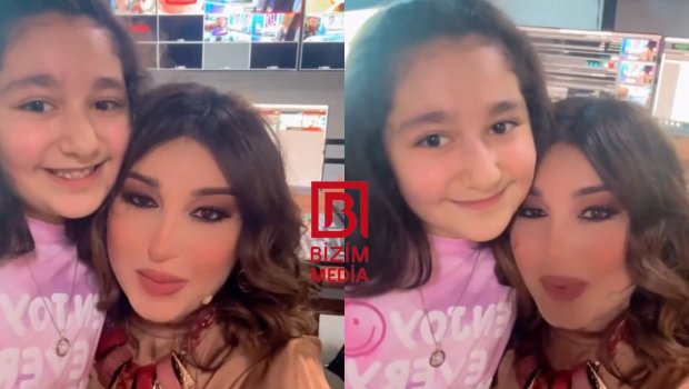 Dilarə Əliyeva “Toppuş bacı”nın qızı ilə - VİDEO