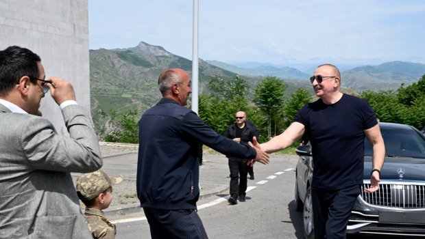 Laçın sakinləri Prezidenti belə qarşıladı – VİDEO