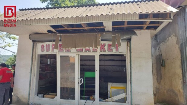 Lənkəranda mağazada PARTLAYIŞ &ndash; Xəsarət alan var - FOTO