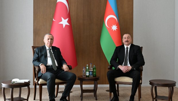 İlham Əliyev və Ərdoğanın təkbətək görüşü KEÇİRİLDİ - VİDEO