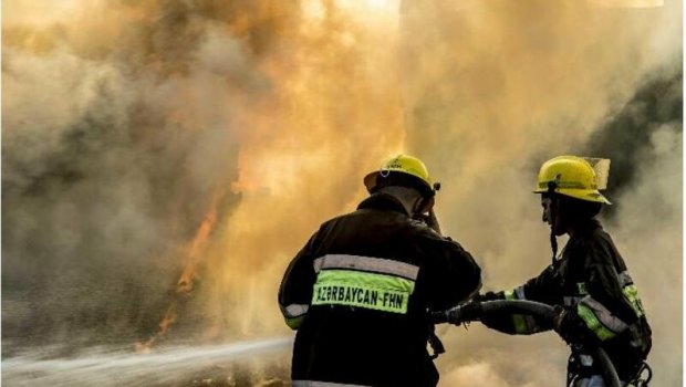 Şıx çimərliyi yaxınlığındakı yanğın SÖNDÜRÜLDÜ - YENİLƏNİB
