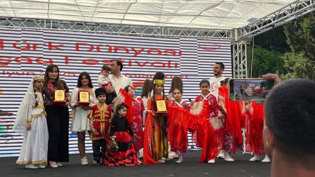 Uşaqların Beynəlxalq Müdafiəsi Günü festivalında mükafat verildi - FOTO
