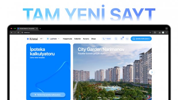 Arzundakı mənzilə indi daha yaxınsan – kristal.az! – FOTO
