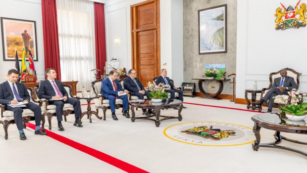 Ceyhun Bayramov Keniya Prezidenti ilə görüşüb - FOTO