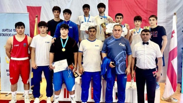 Boksçularımız Gürcüstanda 3 qızıl medal QAZANDILAR