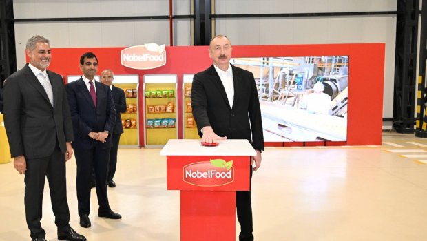Prezident Bakıda zavod açılışında – FOTO/VİDEO