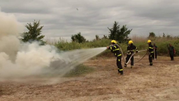 Qızılağac Milli Parkında yanğın təhlükəsizliyinə dair nəzəri-praktiki tədbir keçirildi - FOTO