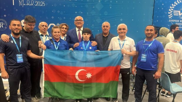 Gənc atletimiz Madriddə qızıl medal qazandı – FOTO